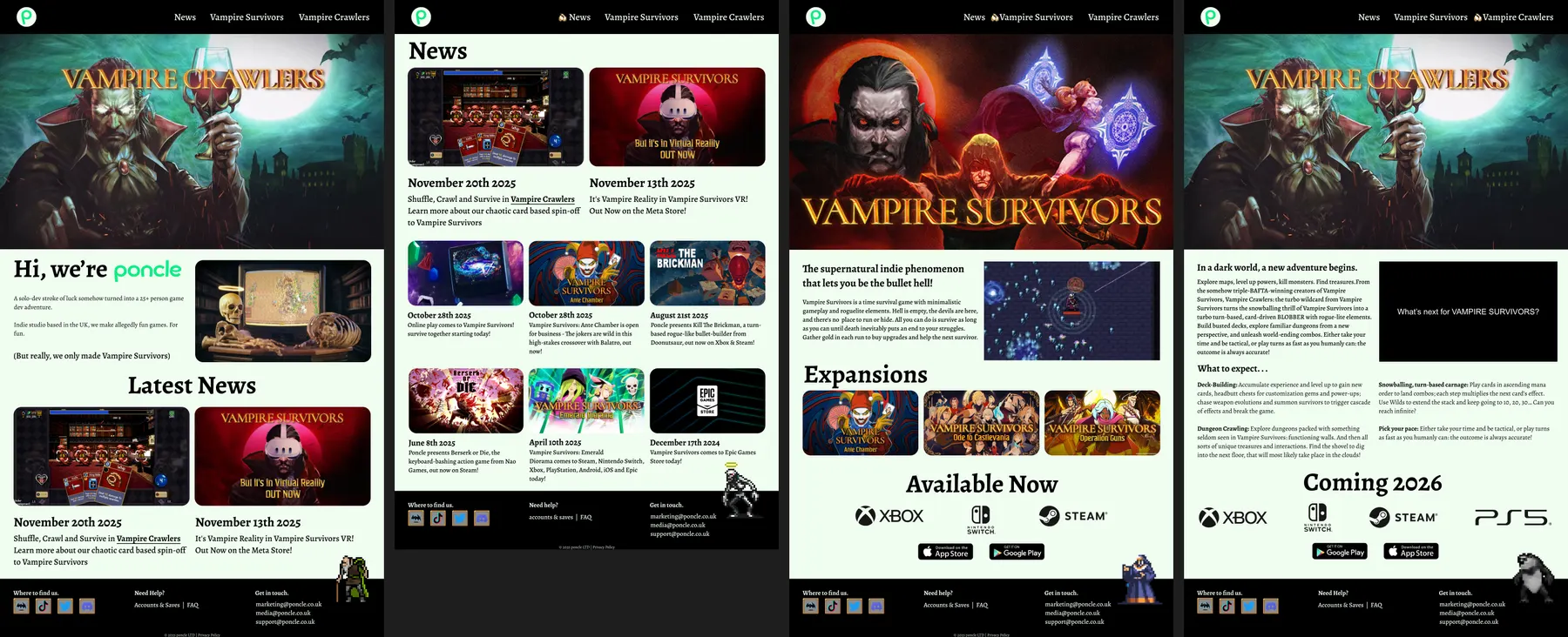 Poncle — Website Redesign — project cover